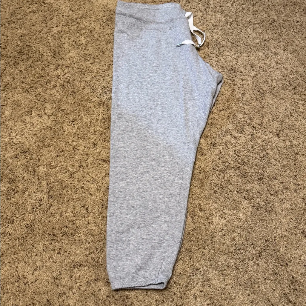 Calvin Klein Gray Athletic Shorts with Drawstring Waist - Image 2