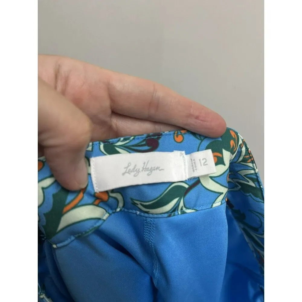 NEW GOLF Skort LADY HAGEN Fashion Scarf Print Skirt Womens Size 12 Multicolor - Image 8