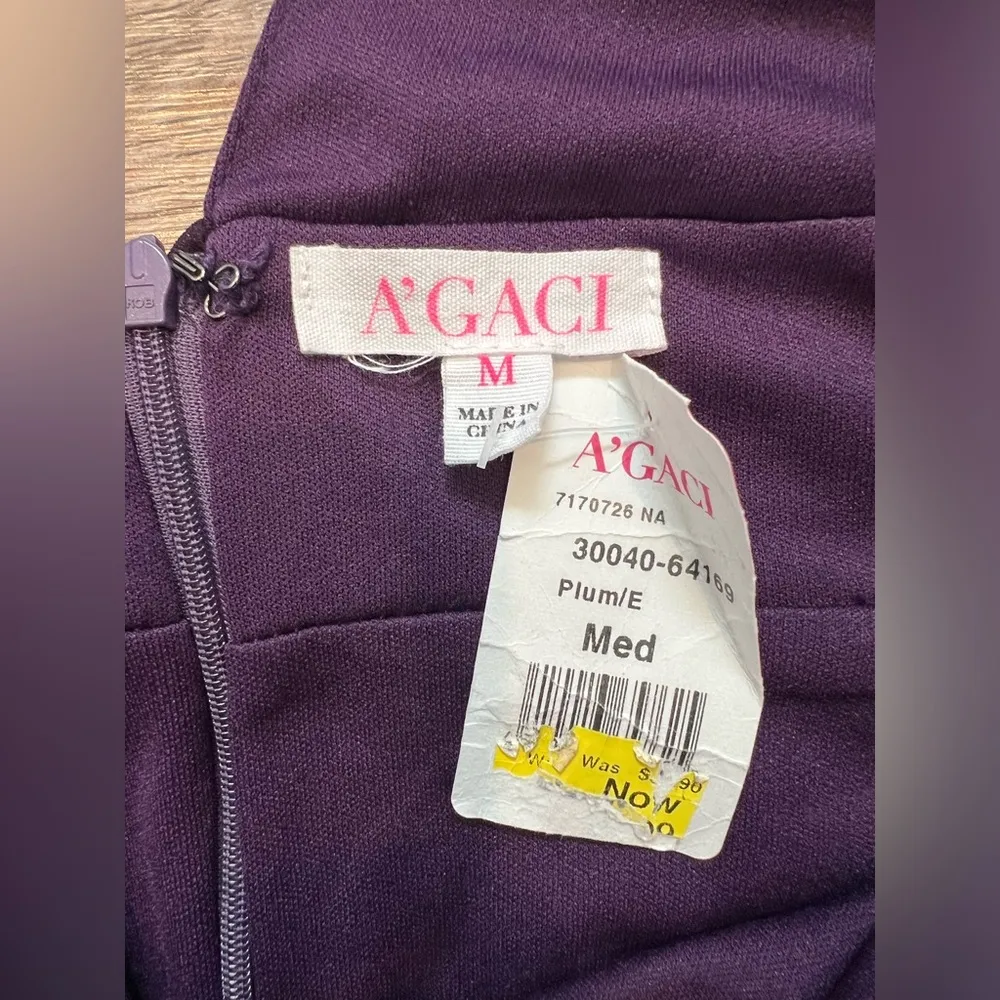 NWT Agaci Deep Purple Formal Dress - Image 4