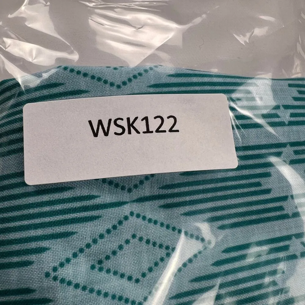 Rip Skirt Hawaii West End Seaglass Geometric Wrap Skirt Length 2 NEW Size XL Green - Image 12