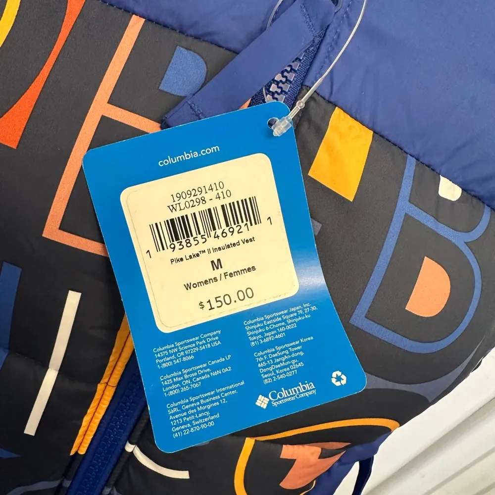 Columbia Pike Lake II Insulated Vest Hooded Puffer Omni Heat NEW - Image 5