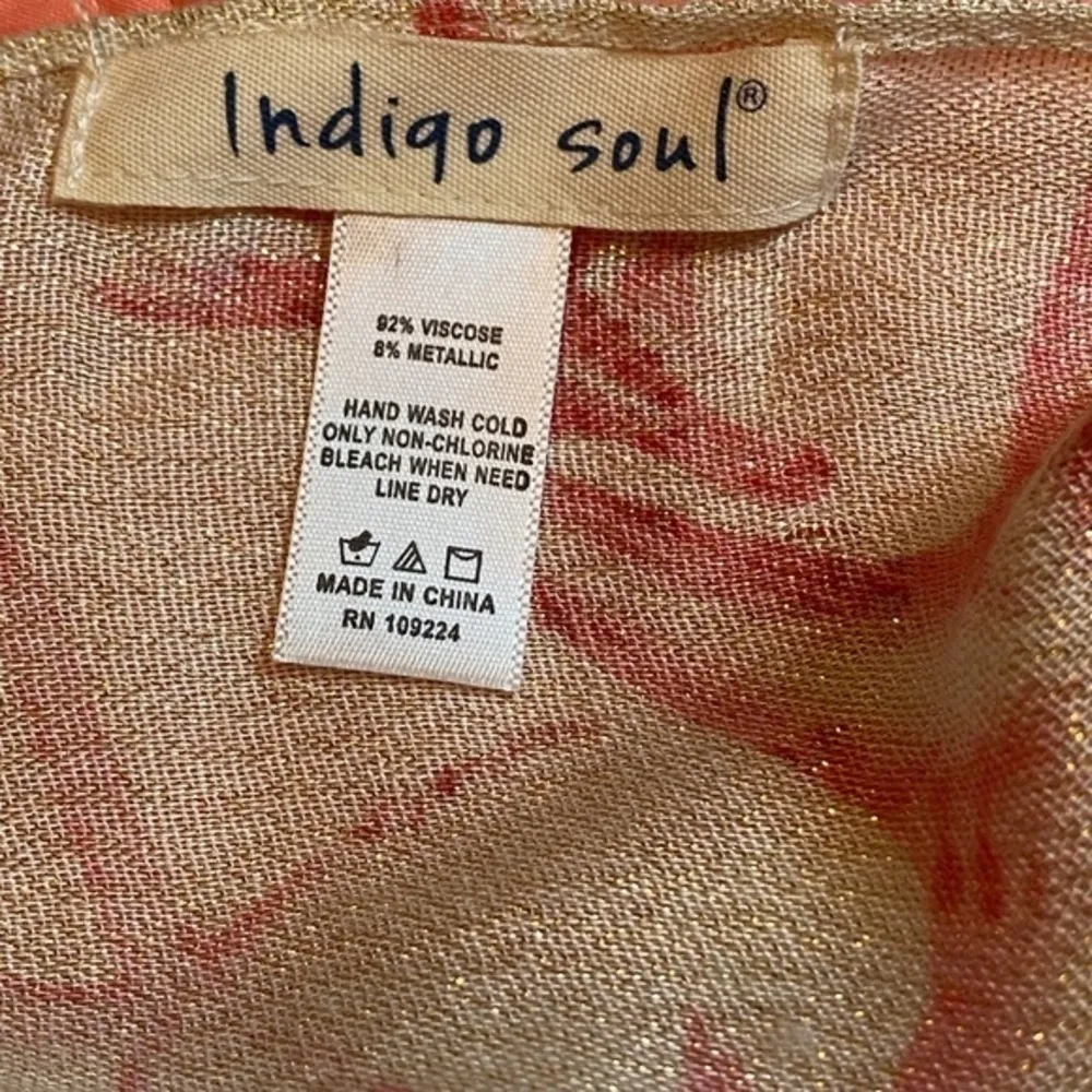 White Pink Starfish Scarf by Indigo Soul - Image 4