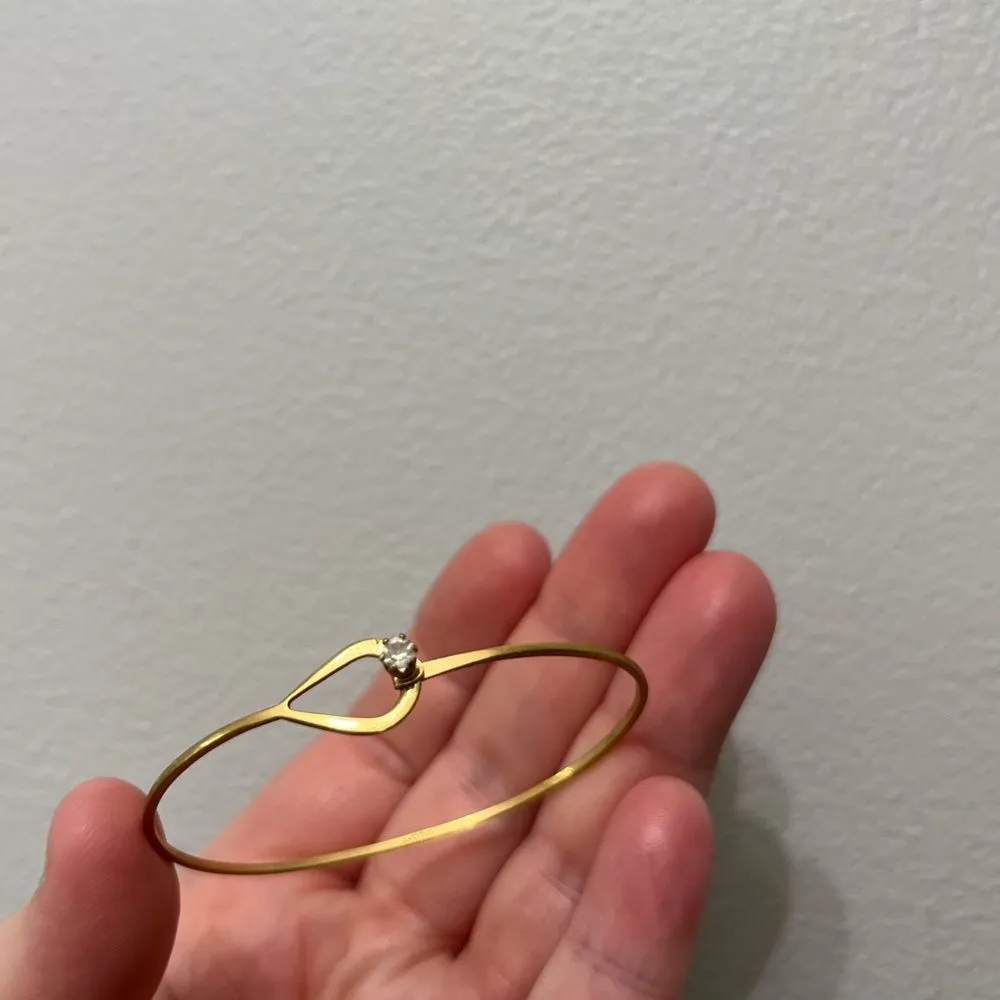 Vintage Avon Gold Necklace & Dainty Bracelet Set Saturday’s Child Quote - Image 5