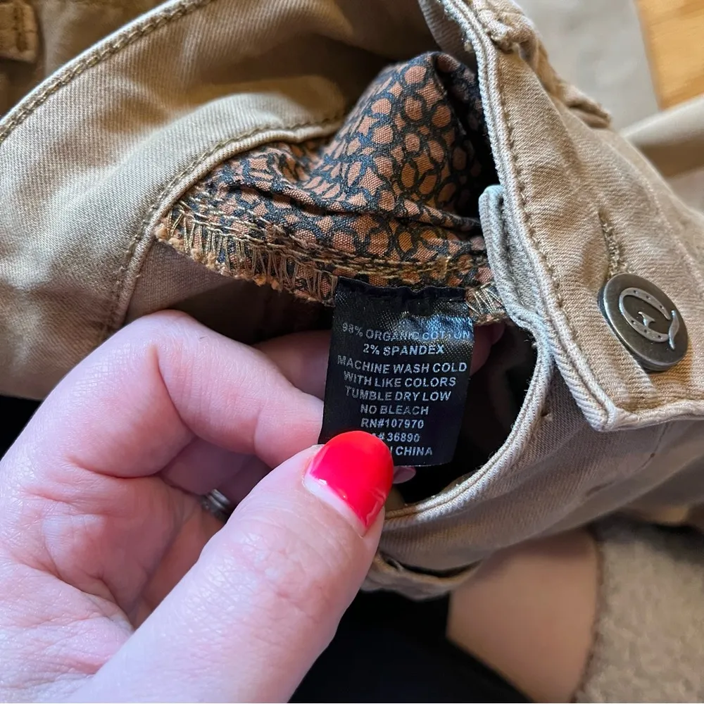 EQL by Kerrits tan jeans size 4 - Image 4