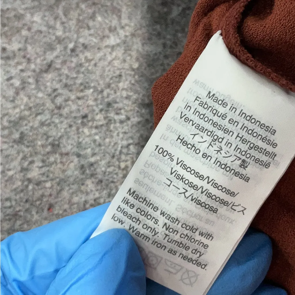 J. Crew Point Sur Rust V-Neck Blouse - Image 4