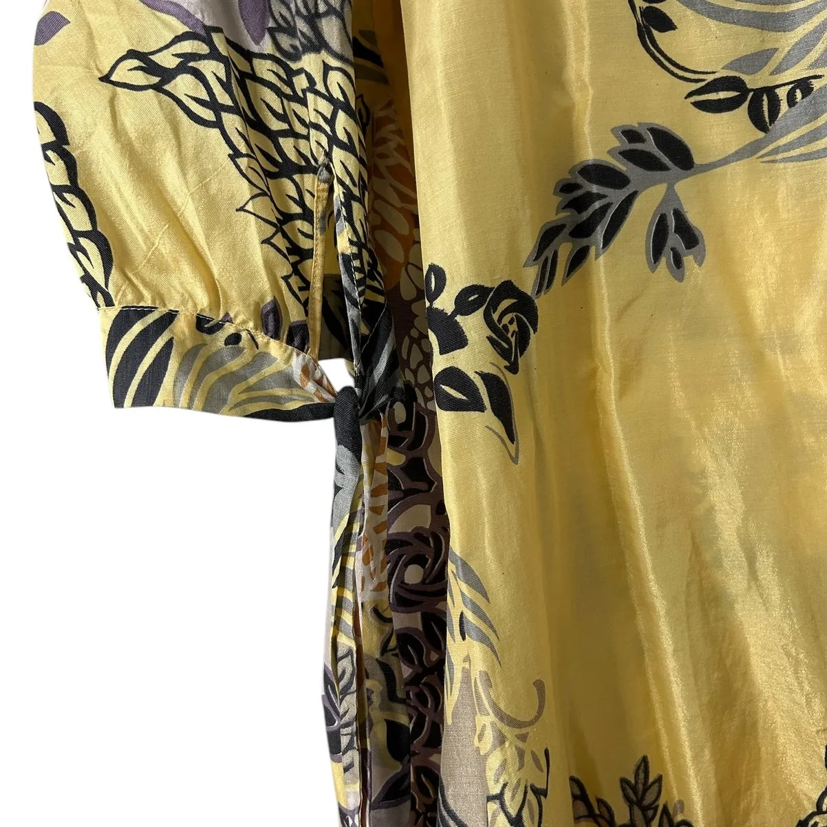 Y2K Yellow Floral Mini‎ Dress 2000s Aesthetic, Cottagecore & Coquette Style Size undefined - Image 8