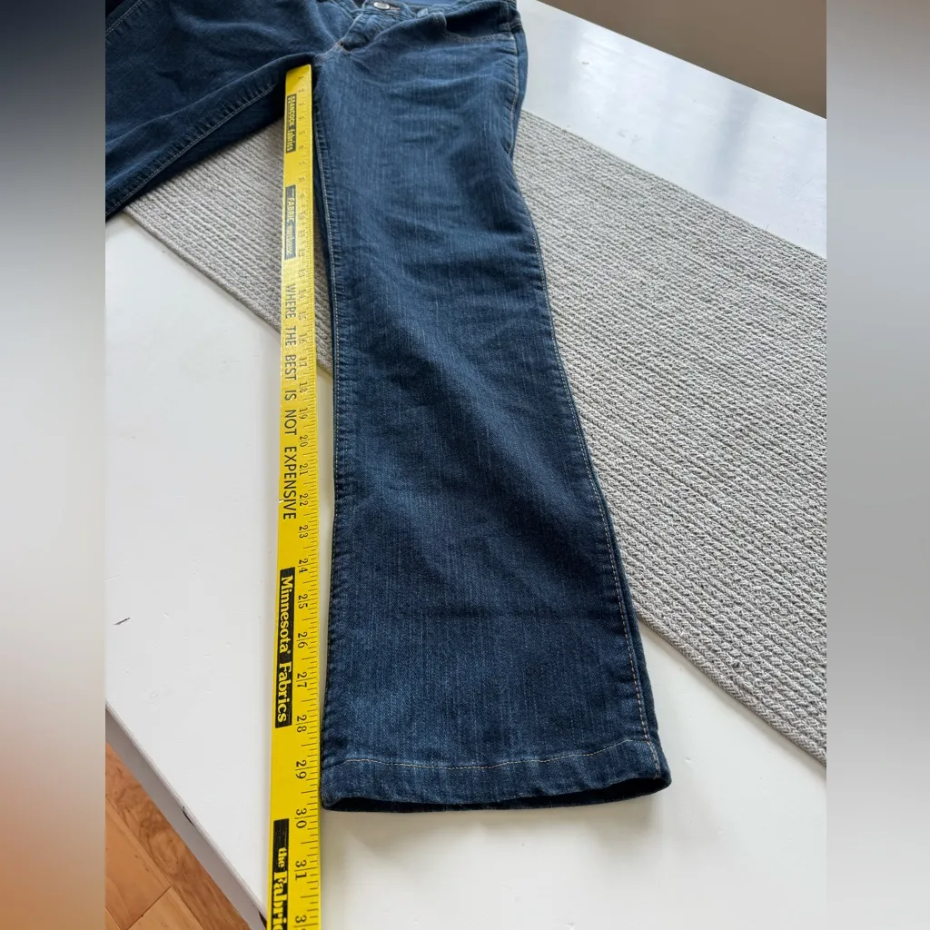 Wrangler Q-Baby Dark Rinse Bootcut Denim Jeans Size 7/8 x 32 - Image 11