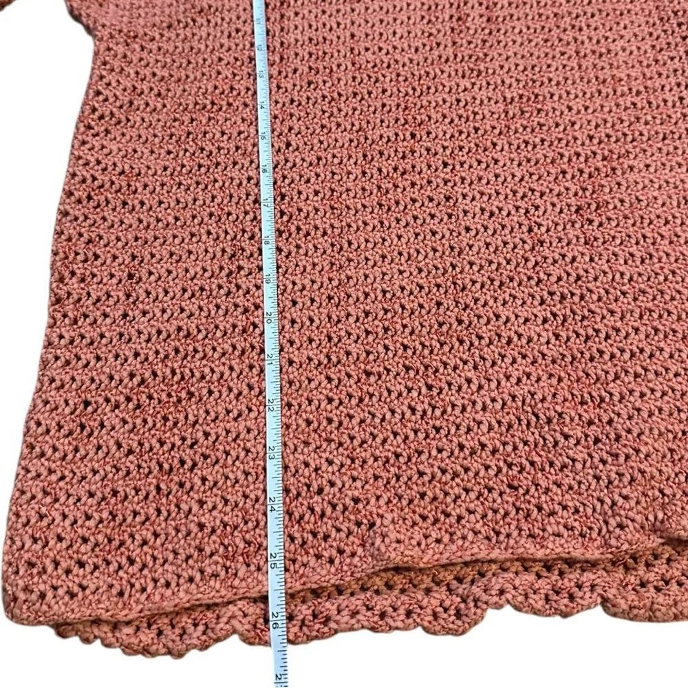 Sundance Coral Orange Knit V - Image 5