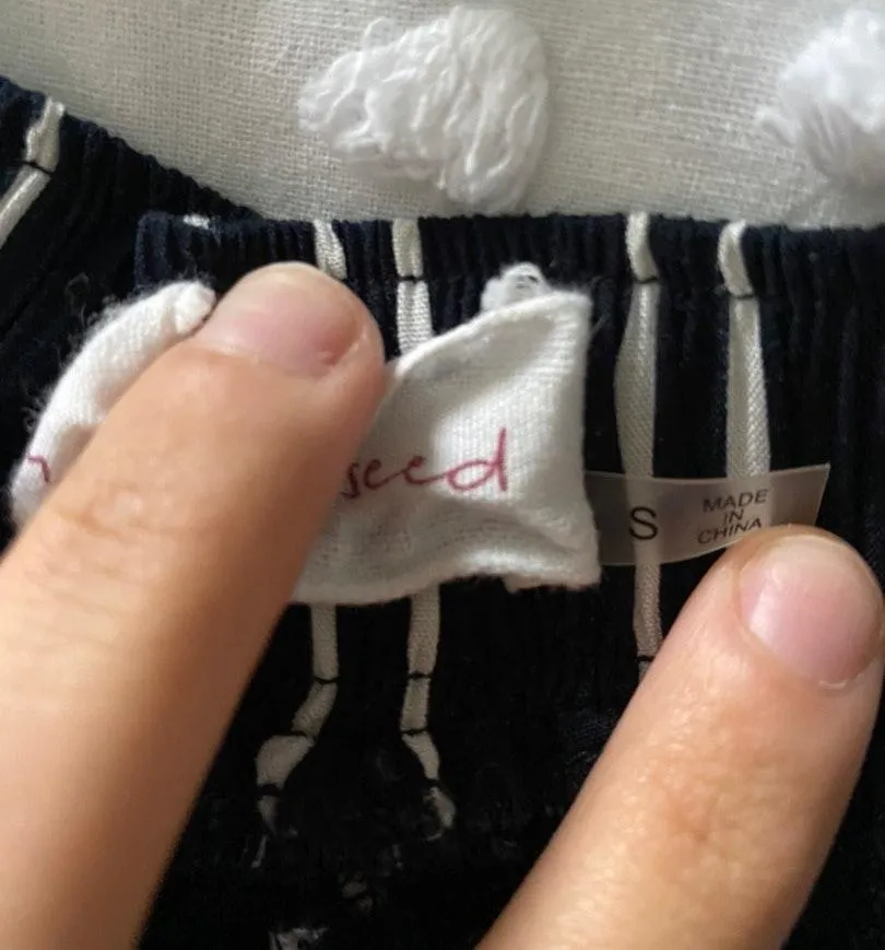 Rococo Navy And White Stripe Set - Image 3