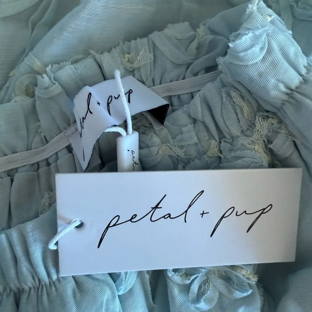 Petal and Pup Robin Strapless Top Pale Blue Small NWT IN PACKAGE - Image 9