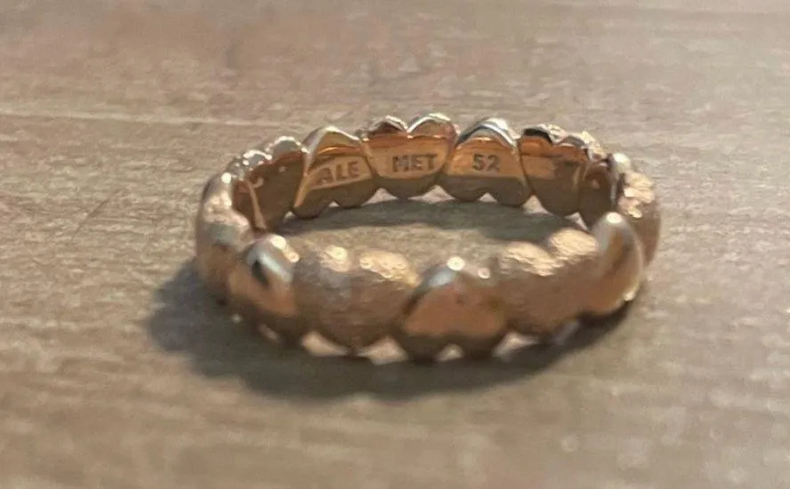 Pandora rose gold  “Matte Brilliance” ring - Image 4