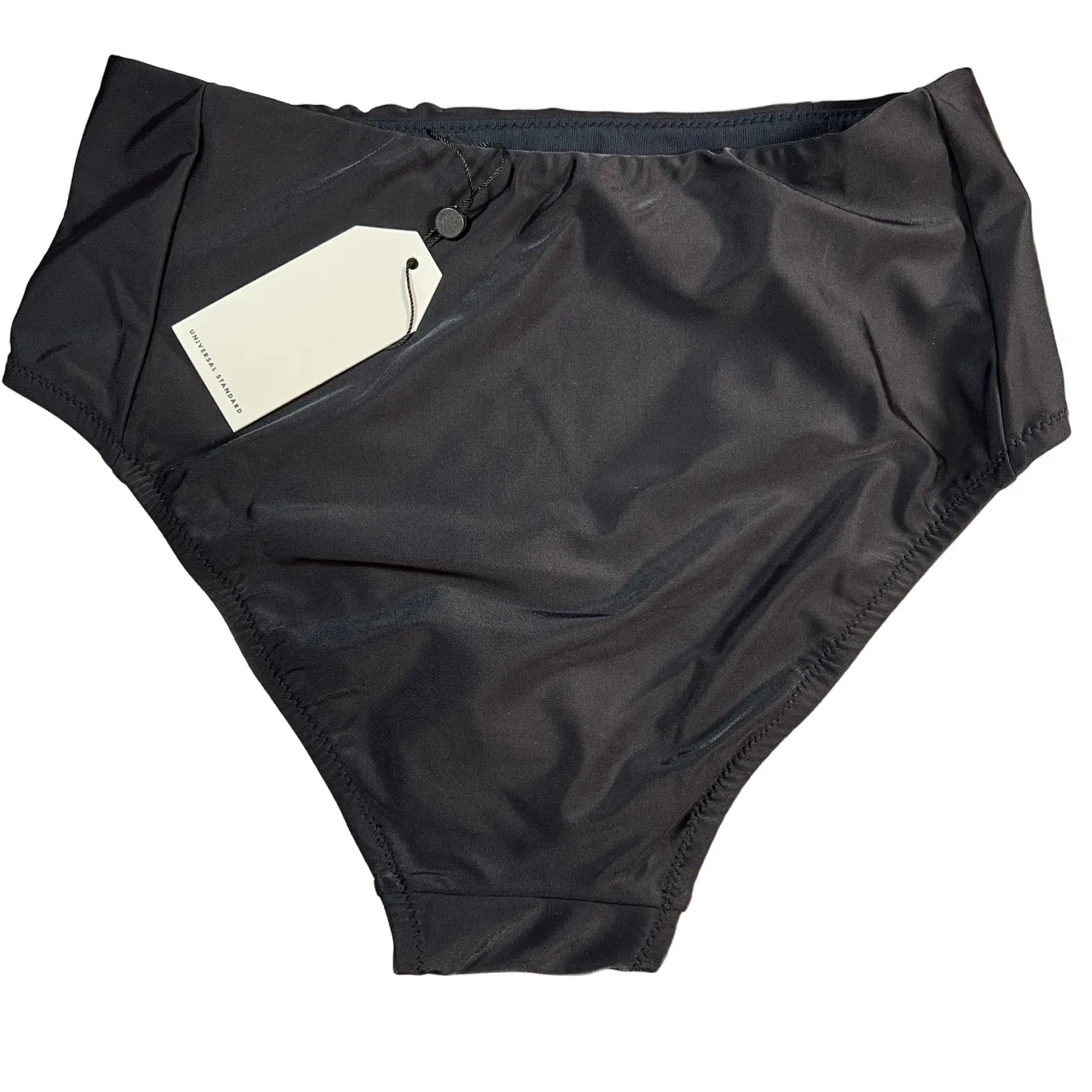 Universal Standard High Waist Swim Bikini Bottom Black Size 2XS / 6-8 New - Image 2