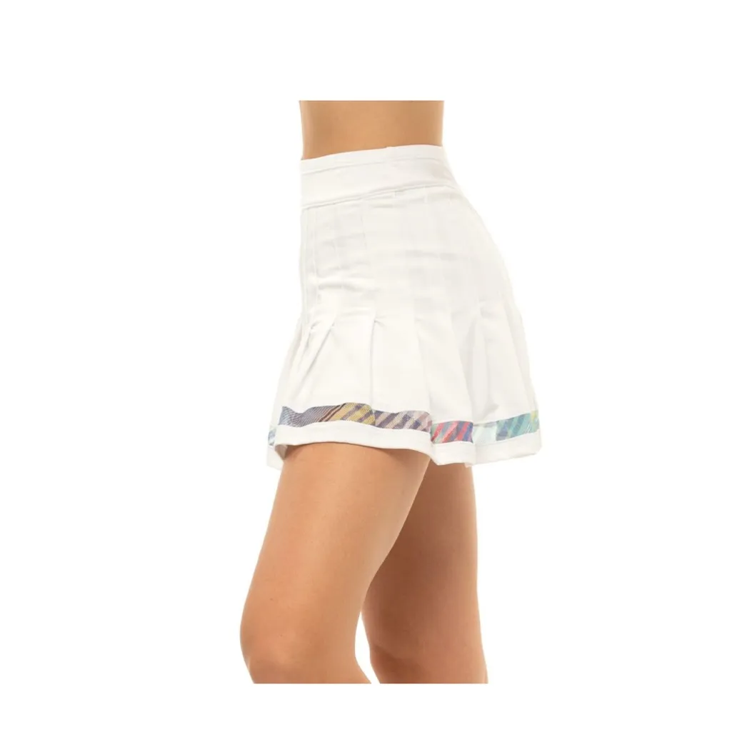 Lucky in Love Count Me In White Pleated Skirt - Image 2