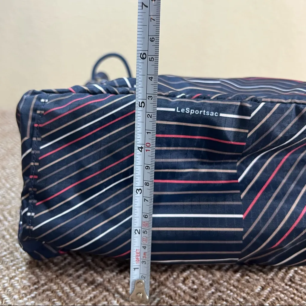 LESPORTSAC-Small Edie Drawstring Backpack Bag In Floral Euphoria EUC Daily Use - Image 9