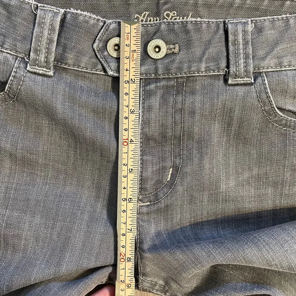 Ann Taylor Jeans Size 10 Modern Fit Lindsay Waist Charcoal - Image 7