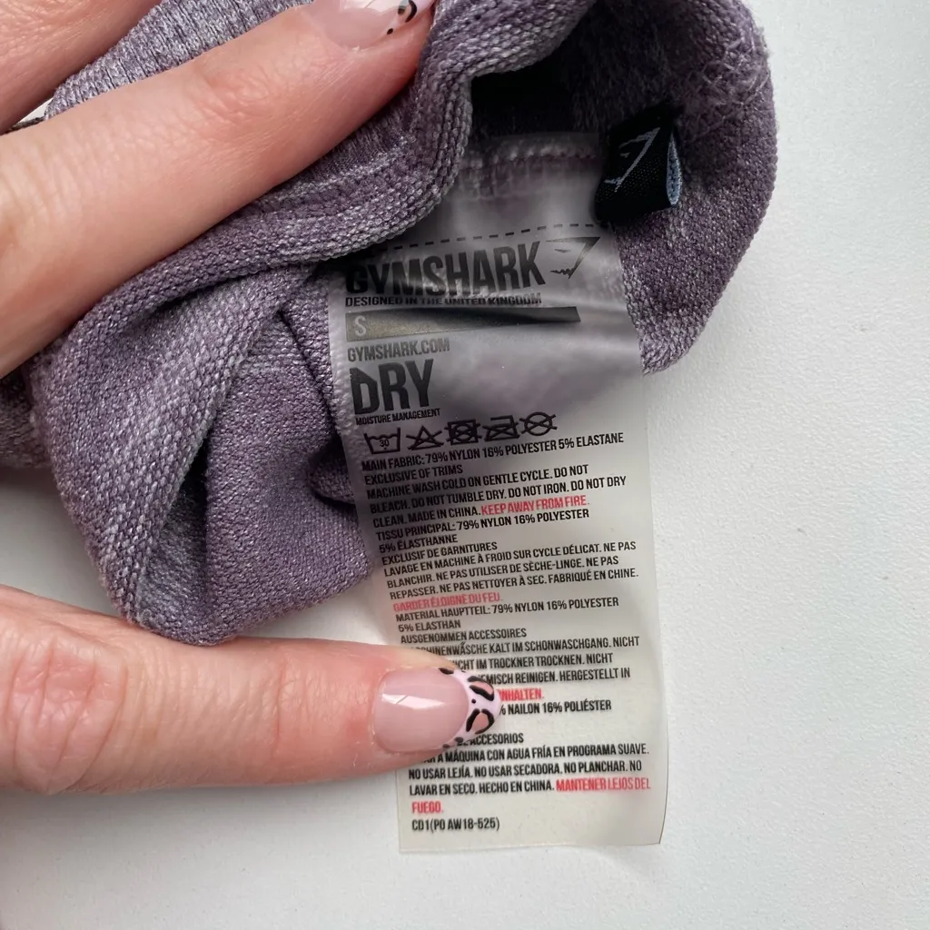 Gymshark Leggings - Lavender Camo‎ Size Small - Image 3