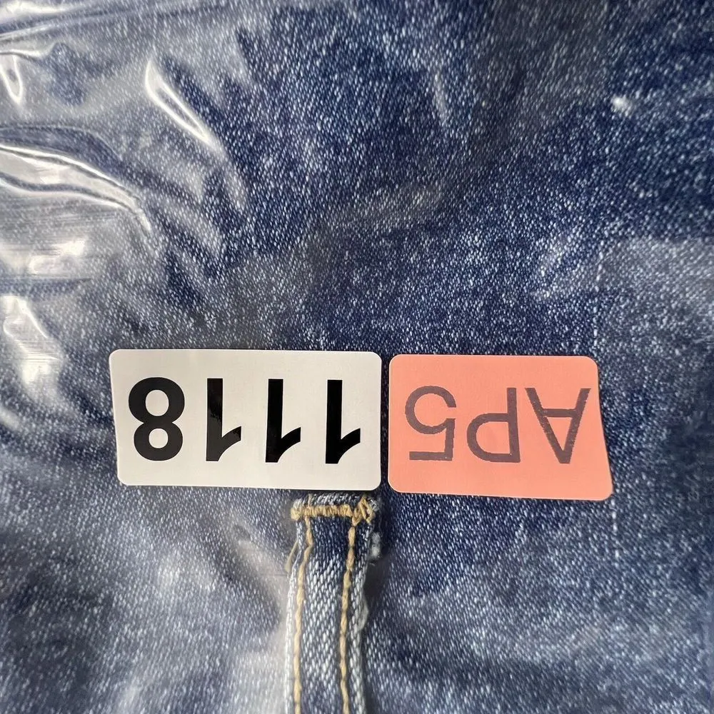 Rock and Rose maxi denim skirt women blue western country stretch open back 13. Size undefined - Image 9