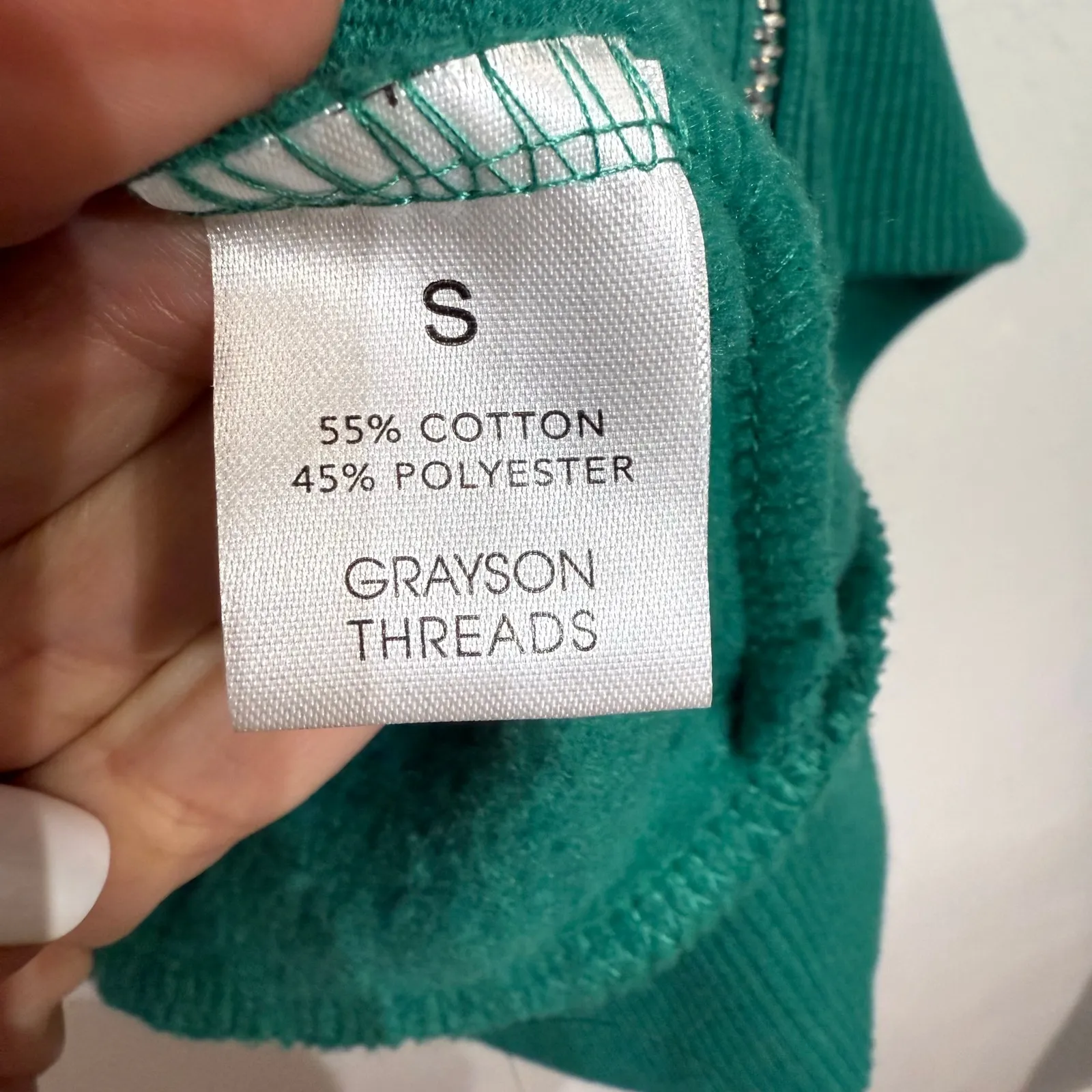 Grayson Threads Ford Bronco Green Holiday Full Zip Hooded Jacket Sz S - Image 8