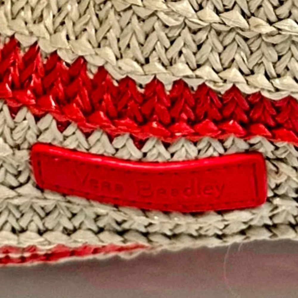 Vera Bradley Rumba Straw Beach Tote - Image 9