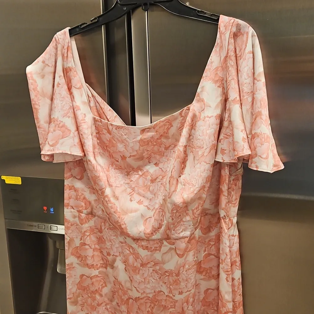 💕SACHIN & BABI💕 Aurora Gown ~ Rouge Damask Rose 16W NWT - Image 13