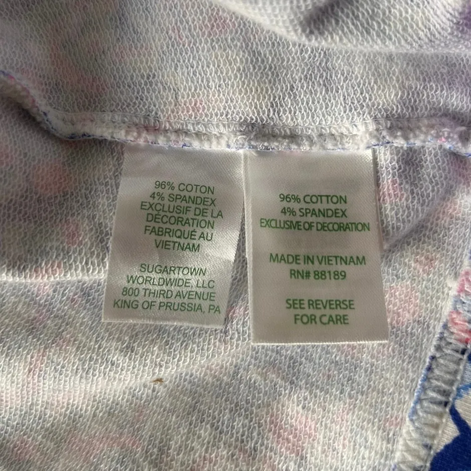 Lilly Pulitzer Skipper Popover 1/4 Zip Toe In Royal Purple Women’s Medium NWOT - Image 9