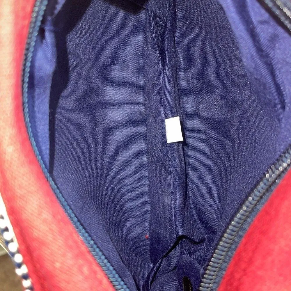 Catori Womens Tribal Aztec‎ Adjustable Crossbody Bag Small Black & Red - Image 7