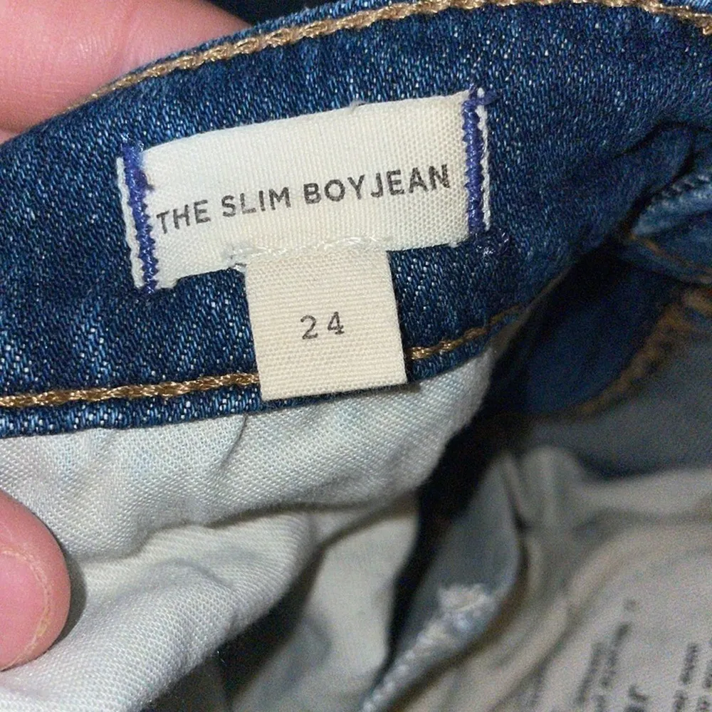 Madewell Women’s The Slim Boy Jean Size 24 in Fearn Wash / Style NA935 - Image 5