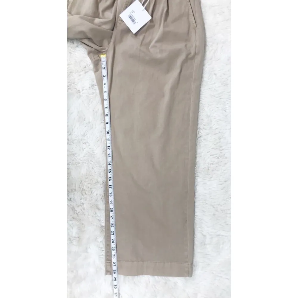 PISTOLA Ellery High Waist Wide Leg Trouser Pant Tan‎ Sesame Size 31 Petite New - Image 14
