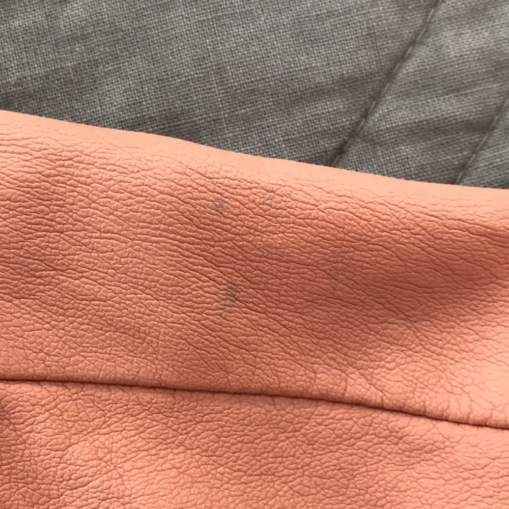 Gianni Bini Blush Faux Leather Jacket.  Size Small. EUC - Image 5