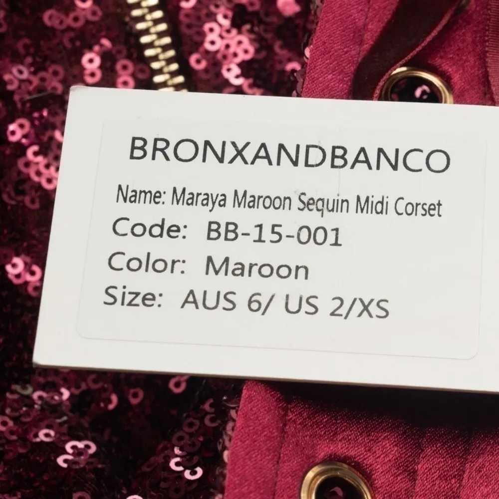 Bronx and Banco Maraya Sequin Strapless Midi Dress - Image 15