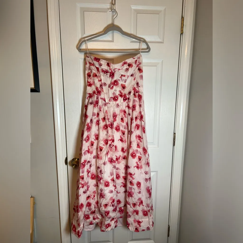 Bardot Lola Midi Dress in Hot Pink Floral - Image 4