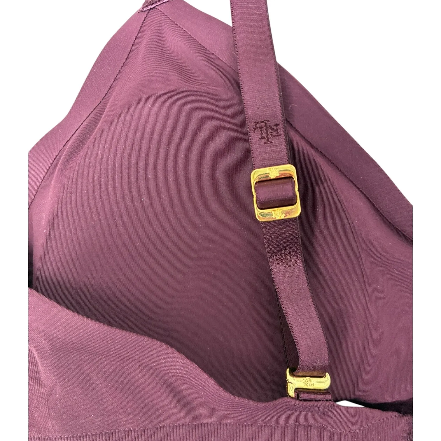 Lauren Ralph Lauren Luxe‎ Smoothing Bralette Pinot Noir XS/S/TP - Image 6