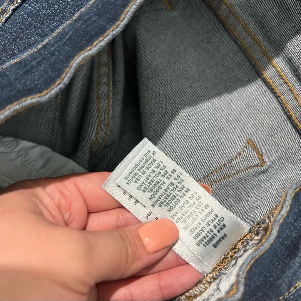 Frame‎ Denim Le Skinny De Jeanne in Prince Street Size 24 - Image 4