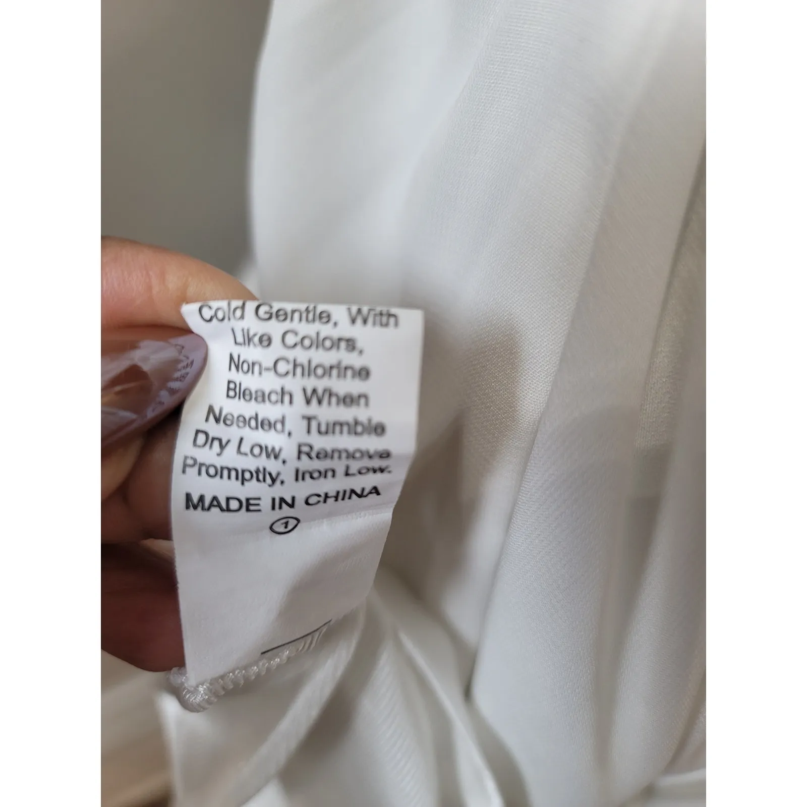 Ecowish Sundress Women Size L White Lace Tiered Sleeveless Summer Beach Casual - Image 12