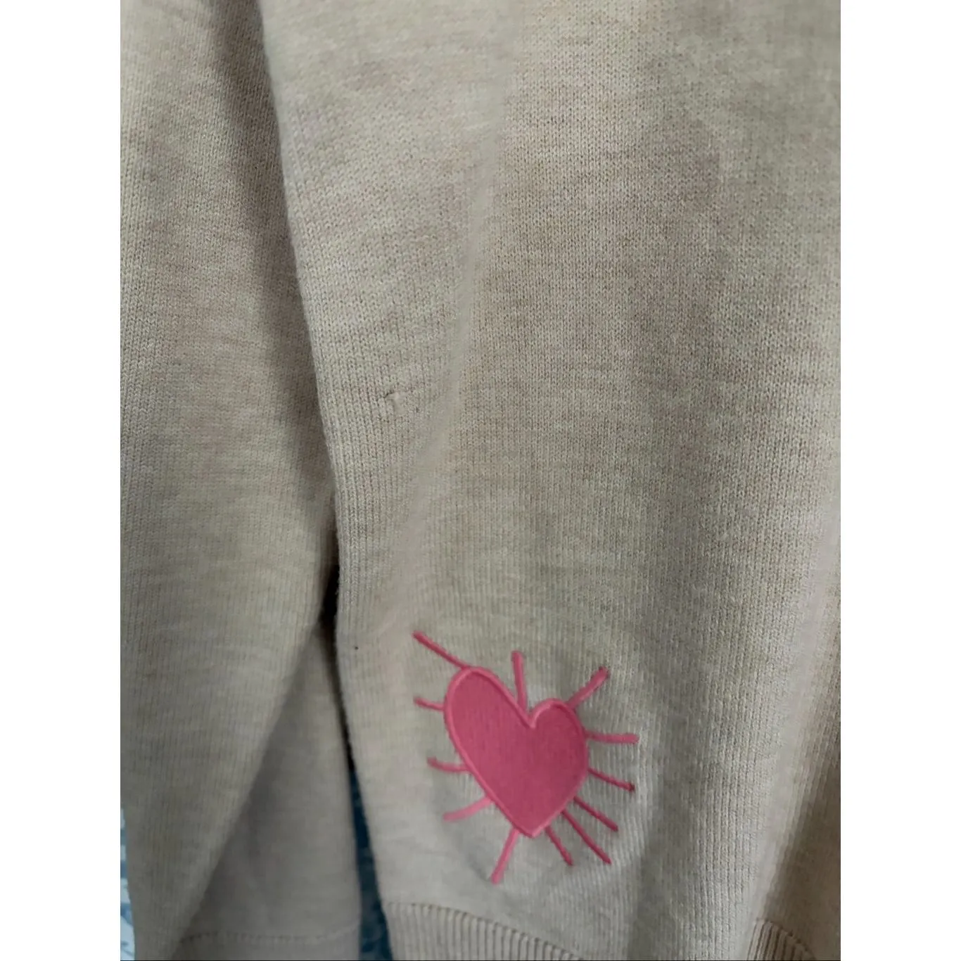 Kerri Rosenthal XOKR Sunshine is a Frame of Mind Sweater NWT Tan Size M - Image 6