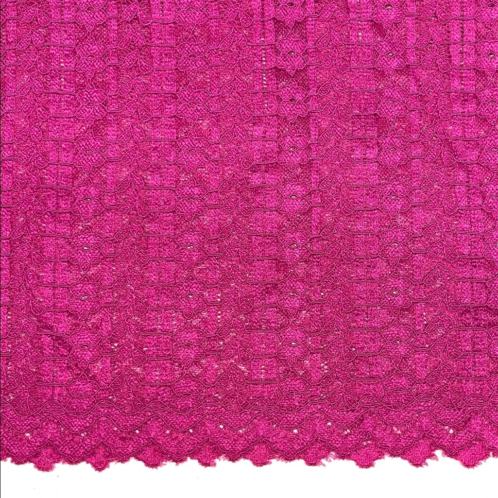 LOGO Layers by Lori Goldstein NWT Size 2X Fuchsia Floral Lace Button Cardigan - Image 4