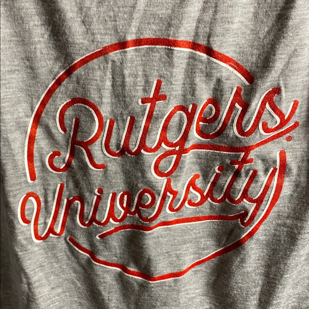 Rutgers University Gray T - Image 2