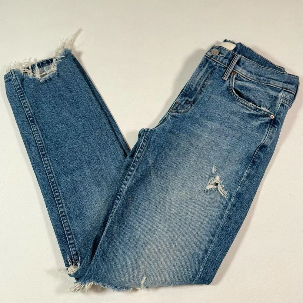 MOTHER The Flirt Fray in Cold Feet Size 25 - Image 14