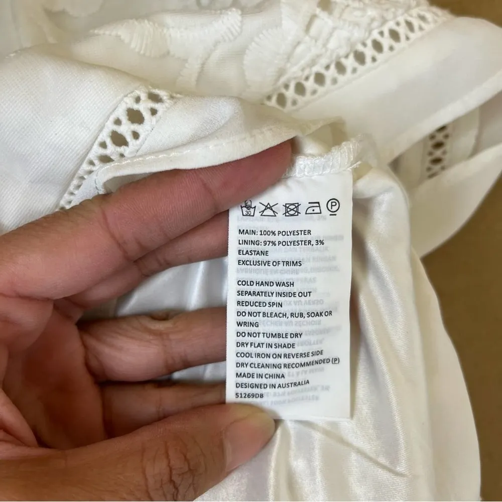 Bardot Lilya Dress in Ivory - Image 8