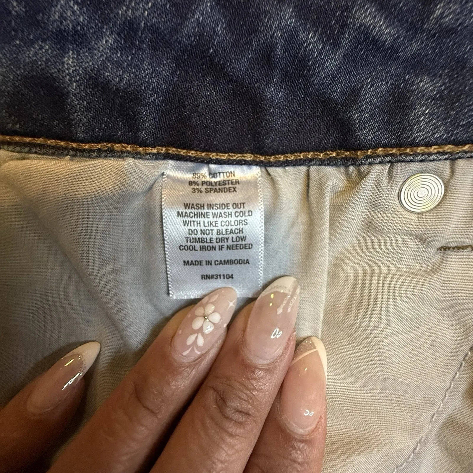 Wonderly Jeans Womens 18W Mid-Rise Skinny Slim Leg Denim Trendy Fitted Plus‎ # - Image 6