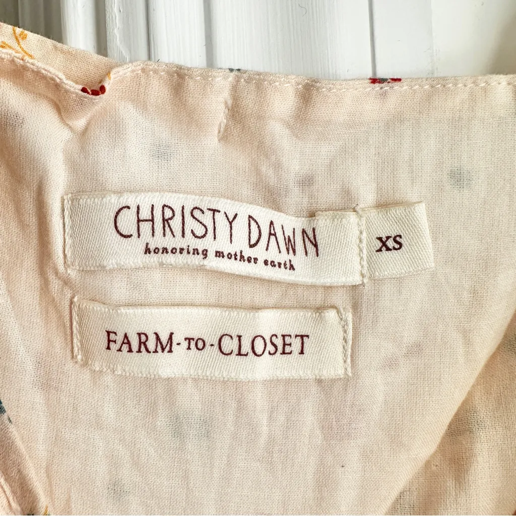 NWOT Christy Dawn Adele Dress in Carnelian Aster Garden - Image 9