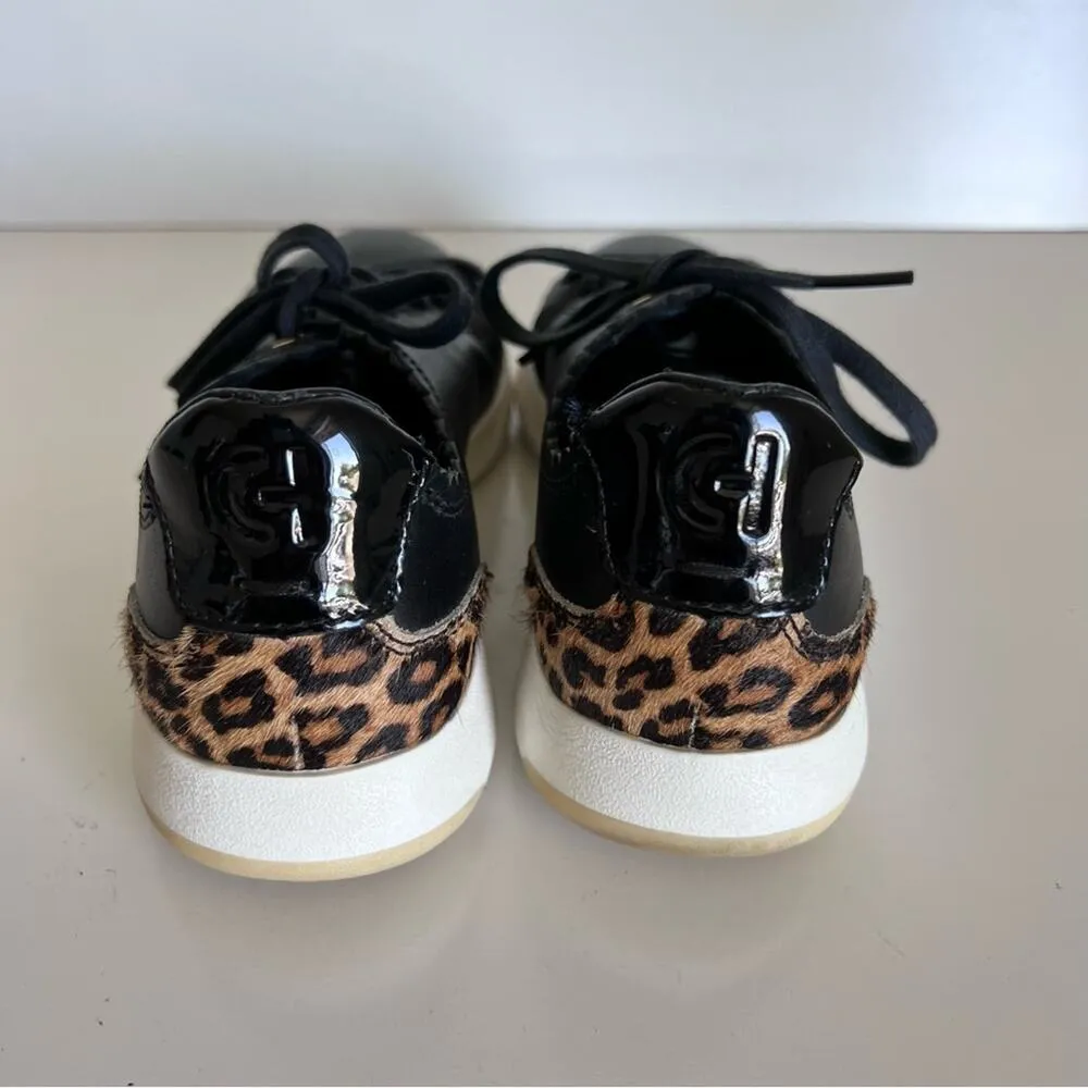 Cole Haan GP Leather & Cow Hair Tennis Sneakers - Image 6