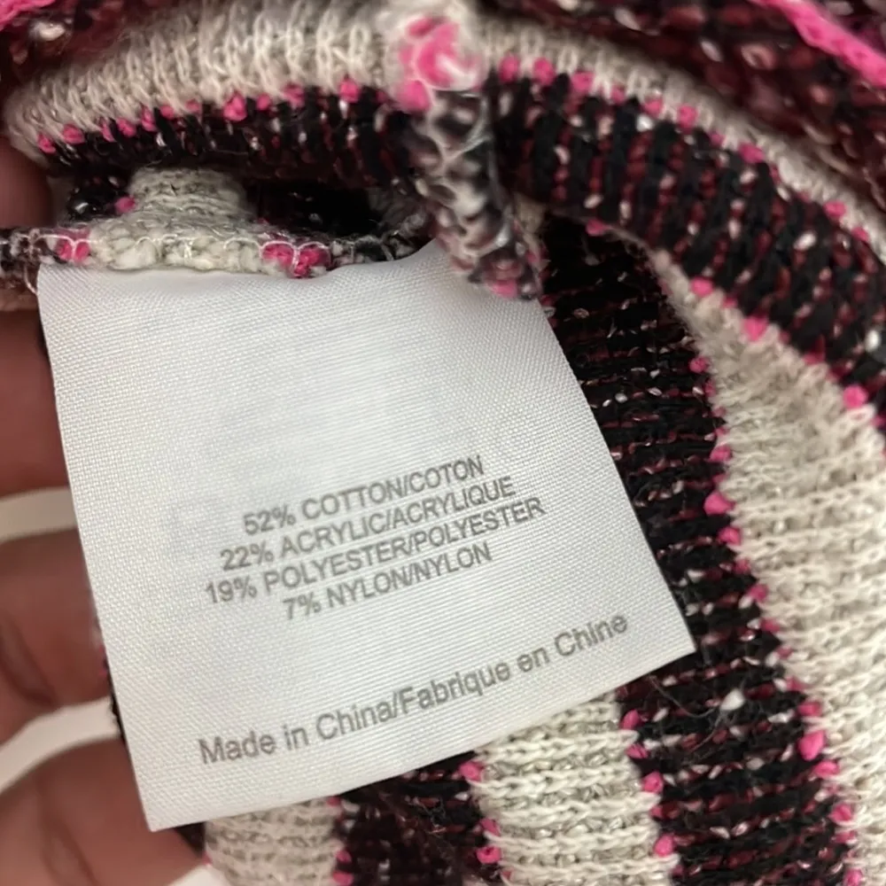 Tory Burch Pink Striped Pullover Sweater - Image 10