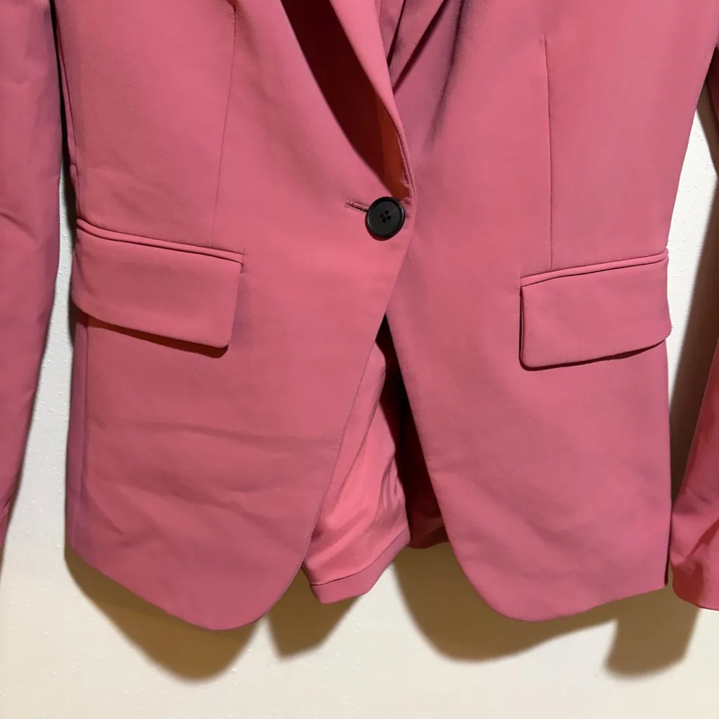Veronica Beard Cutaway Dickey Jacket Mauve Pink - Image 4