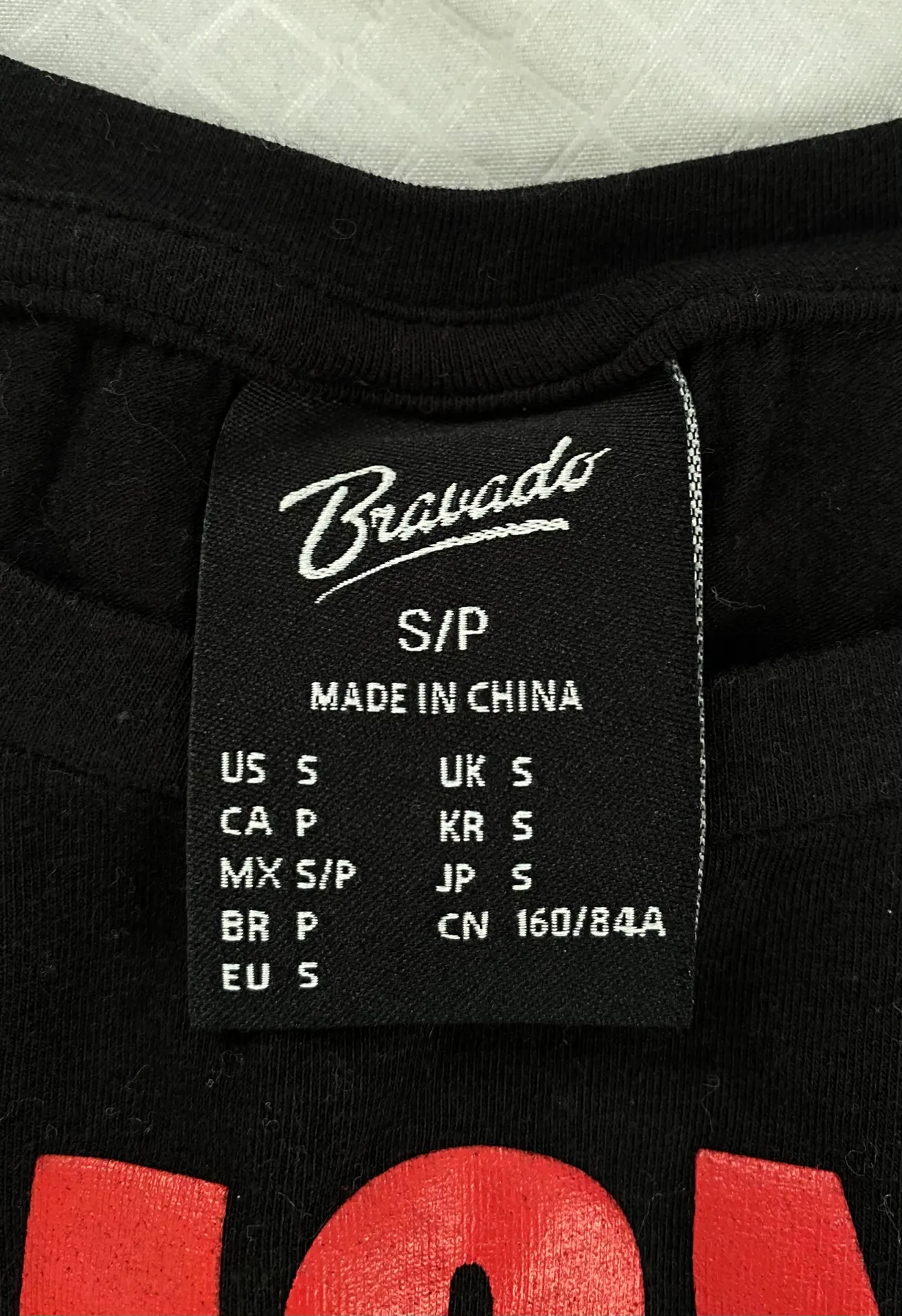 Ramones Punk Rock Crop Tee Black - Image 3