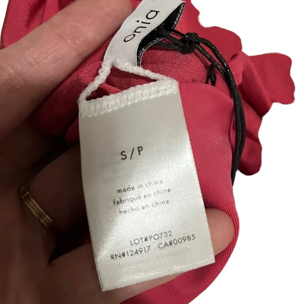 Onia Womens Valentina One-Piece Swimsuit In Rose Size Small New NWT MSRP $125 - Image 9
