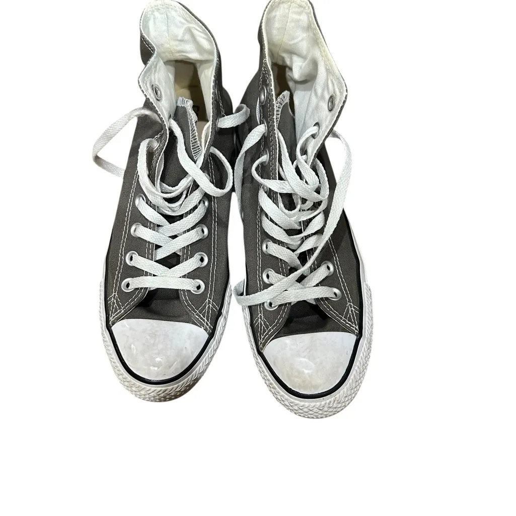 Converse 👟 Chuck Taylor All Star Gray High Top Sneakers Women’s 8.5 / Men’s 6.5 - Image 4