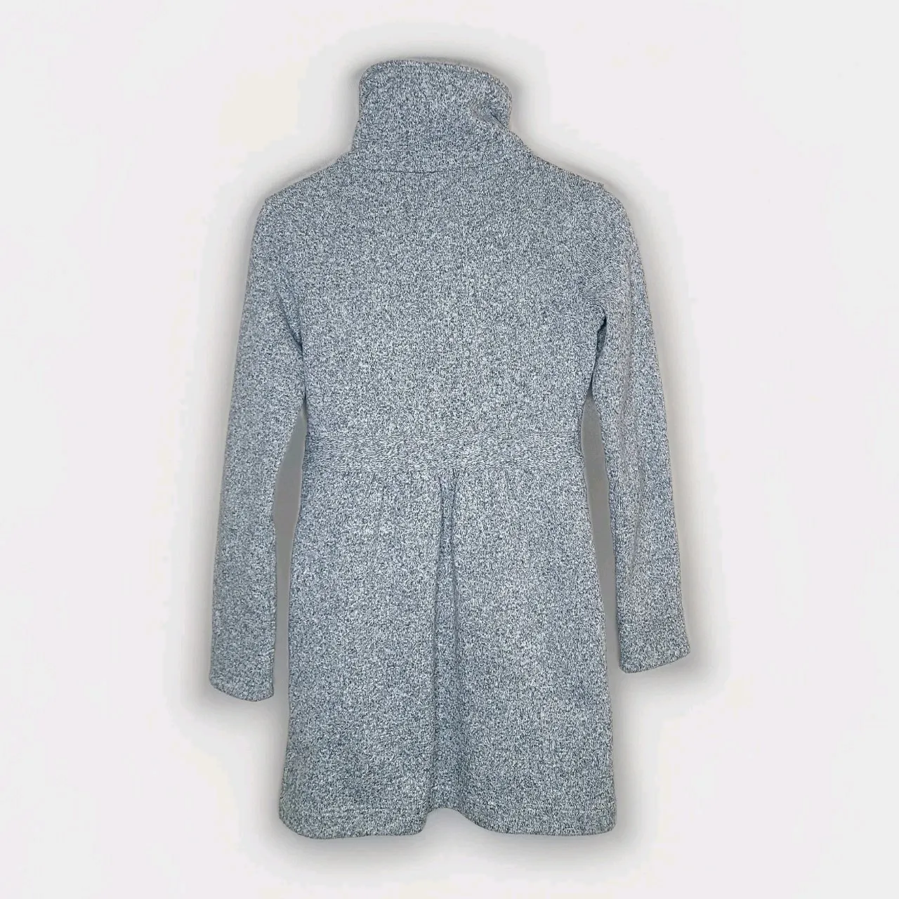 Patagonia Womens Better Sweater Jacket Grey Long City Coat Fleece Womens‎ - Image 4