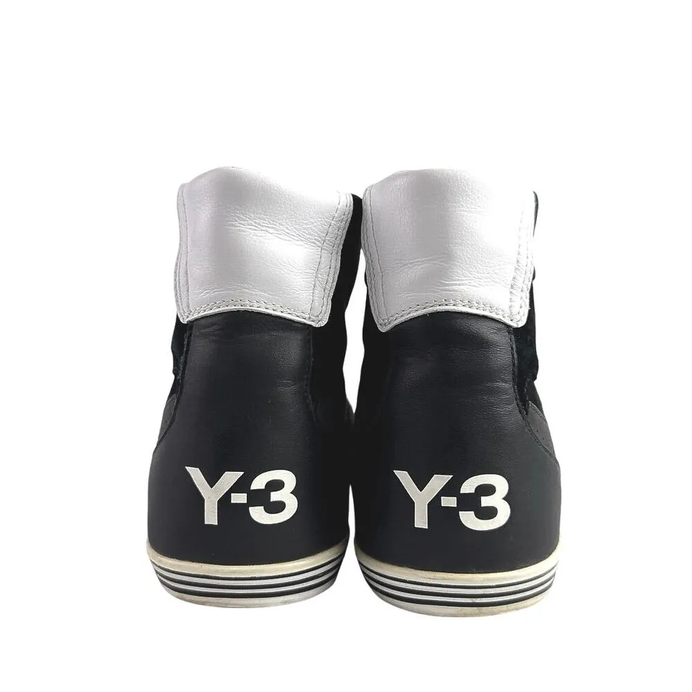 Adidas Y-3 Yohji Yamamoto Women's Black Gray Suede High Top Sneakers Shoes Sz 7 - Image 3