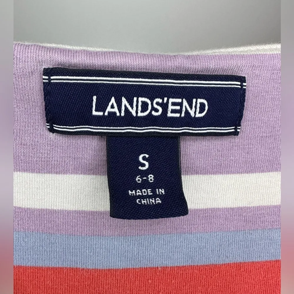 Lands End Jersey wrap dress size small 6-8 - Image 2